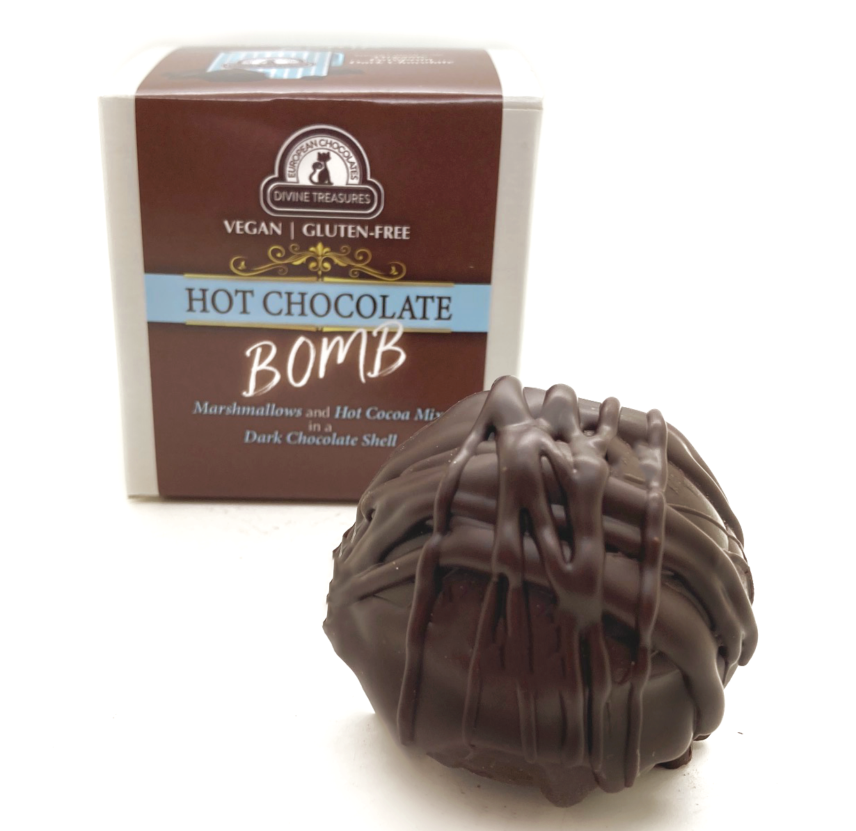 Ultimate Vegan Hot Chocolate Bomb — Divine Treasures Chocolates